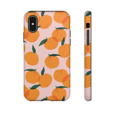 Oranges Aesthetic iPhone Case