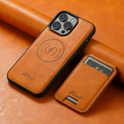 Veyro 2-in-1 Detachable iPhone Case - Magnetic Wallet Cover with Wireless Charging Support