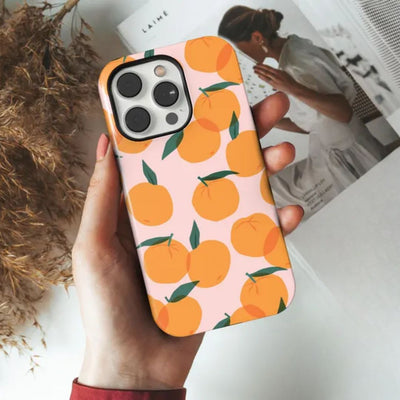 Oranges Aesthetic iPhone Case