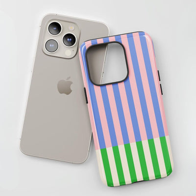 Retro Striped iPhone Case