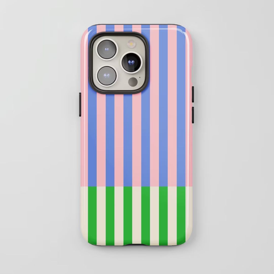 Retro Striped iPhone Case