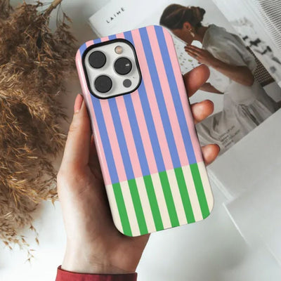 Retro Striped iPhone Case